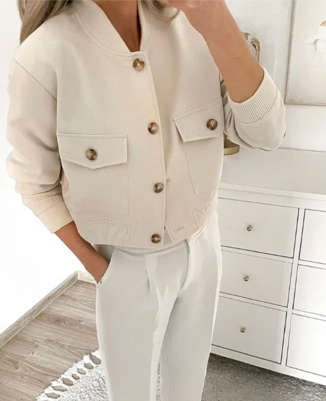 beżowa kurtka coś pięknego butik